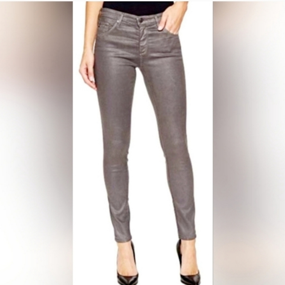 AG Adriano Goldschmied Women's Skinny Jeans - Gray - Picture 8 of 16